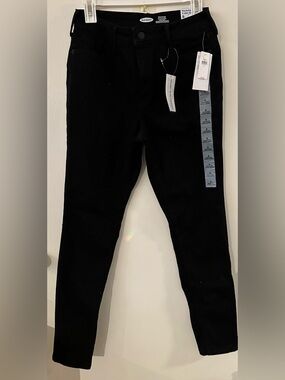 Old Navy Black Rockstar Super Skinny High Rise Pants
